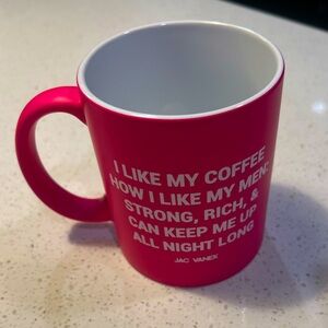 Hot pink mug